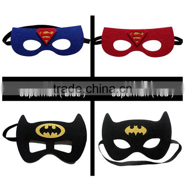 Wholesale Halloween Cosplay Costume Soft Felt Superhero Mask for Kids photo-2