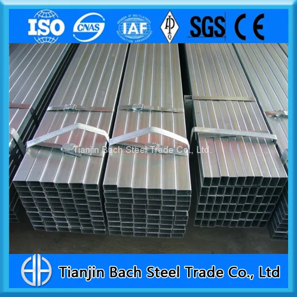 hollow hot dipped galvanized carbon steel rectangular tube/square tube pipe