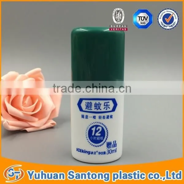30ML Pretty PE Cosmetic and Pills Bottle With Spray Head and Cap