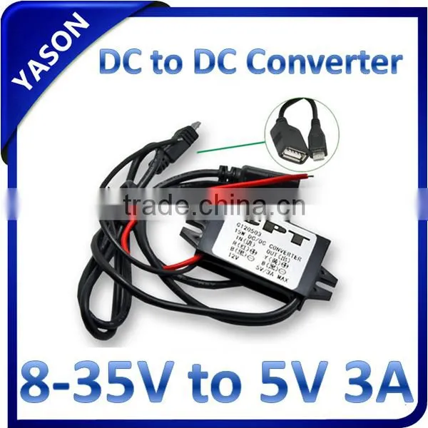 Dual USB DC-DC Buck Converter DC 12V(8-35V) to DC5V 3A 15W photo-4