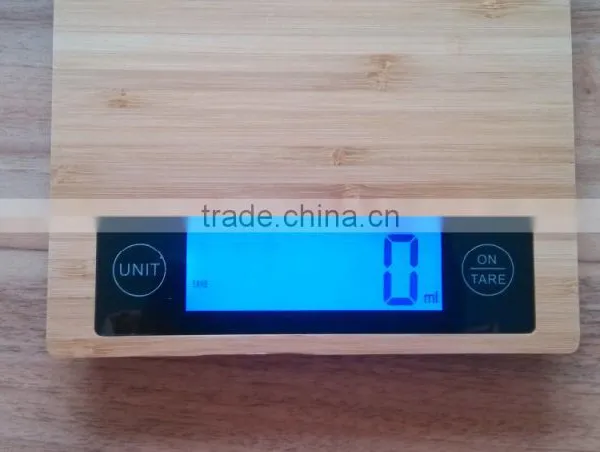 Bamboo Platform Kitchen Use Food Weighing Scale photo-3