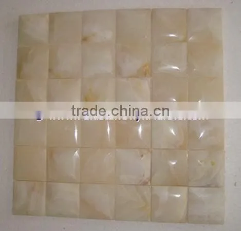 The Most Beautiful& Best Quality WHITE ONYX MOSAIC TILES COLLECTIONS photo-4