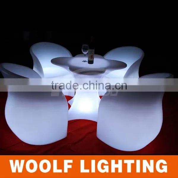 Plastic Rechargeable 16 Colors RGB Waterproof Led Coffee Table photo-5