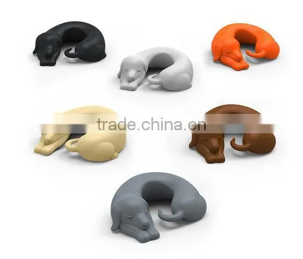 Silicone Dachshund Dog Wine Glass Markers photo-2