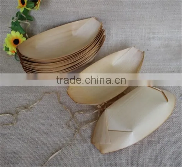 Cheap Japanese Style Pine Wooden Tray Wooden Sushi Disposable Boat photo-2
