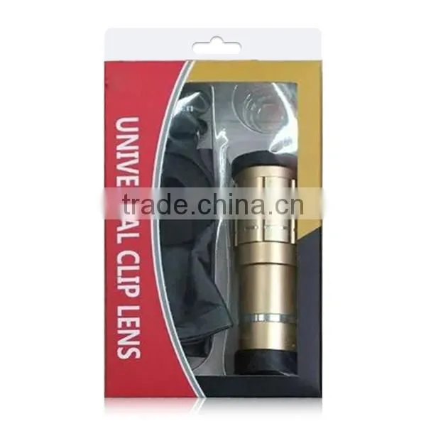 2016 New Mobile Phone Universal Clip Camera Lens , 12x Zoom Telescope Lens for IPhone photo-6