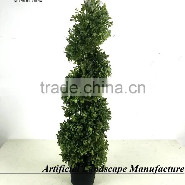 SJLJ013679 Artificial Plant and Tree Garden Decoration Artificial Boxwood Topiary Tree photo-3