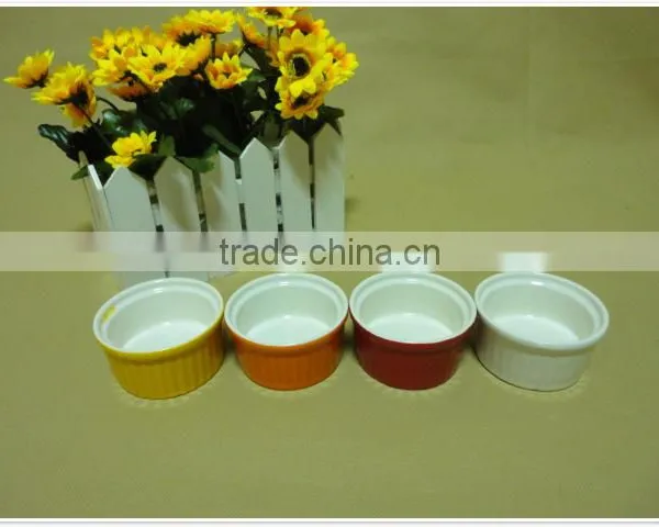 Daily Use Round Porcelain Ceramic Bakeware Bowl photo-4