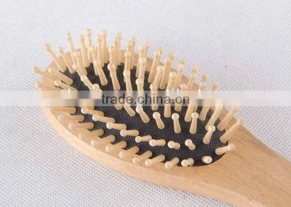 Elastic Massage Wooden Comb With Hanging Hole/hair Brush photo-3