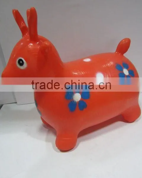 Painted Inflatable Toys for Children Jumping Horse photo-2