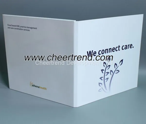 Customized Special Card Size 210x210mm 7 Inch Video Brochure/video Book /Digital LCD Video Greeting Card photo-3