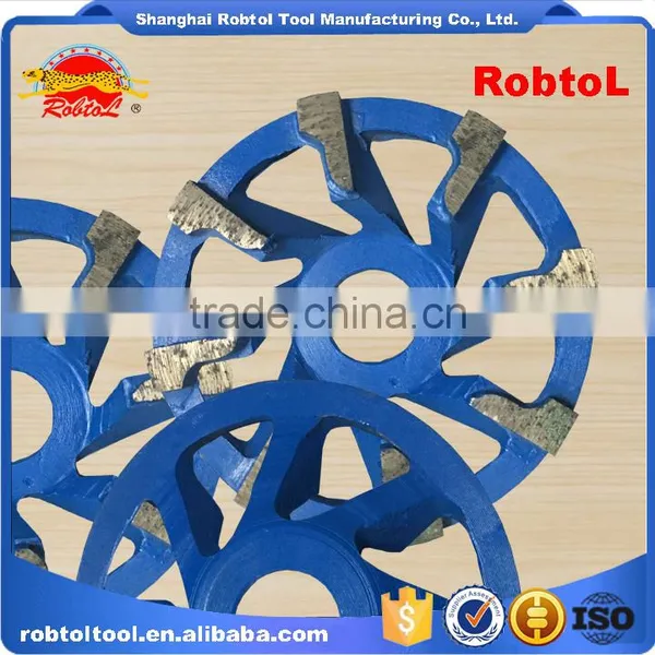 105mm L Type Segment Diamond Grinding Wheel Abrasive Polishing Disc for Concrete Granite Marble Double Cup Wheel photo-5