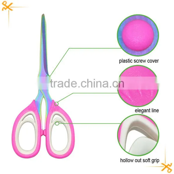 New Design Titanium Coated Household Scissors Set photo-4