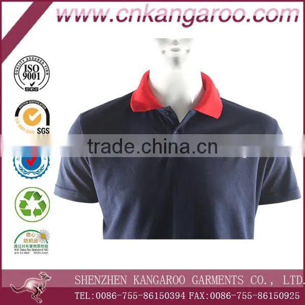 2016 Black Cotton Mens Polo Shirt photo-4