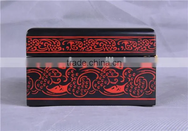 Red Chinese Lacquer Jewelry Boxes/chinese Style/eastern Design/Home Decoration photo-6