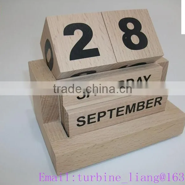 Wooden Calandar ,2016 New Design Calandar photo-2