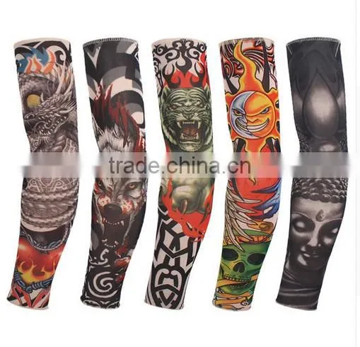 UCHOME Custom Protection Nylon Sports Printed Tattoo Arm Cool Sleeves photo-4
