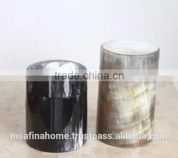 Round Horn Lacquer Box photo-2