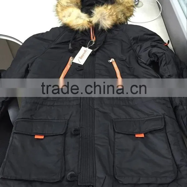 2016 Hottest Design Warm Winter Coat Unisex Fur Lining Parka Jacket photo-6