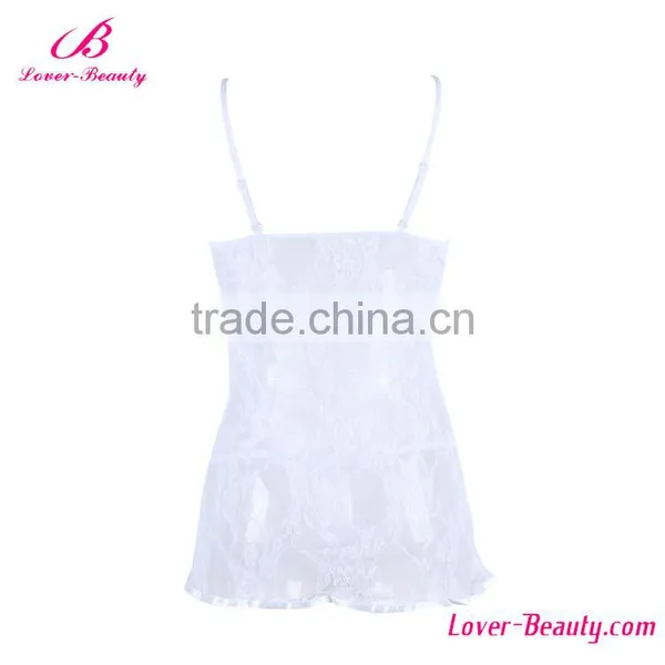 Hotest Selling Charming Plus Size Nightwear Sexy Lingerie For Fat Women photo-3