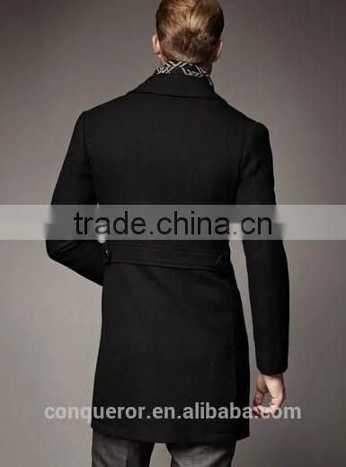 Wool High Quality Winter Warm Men Coat Made to Measure Overcoat. BCL035 photo-4