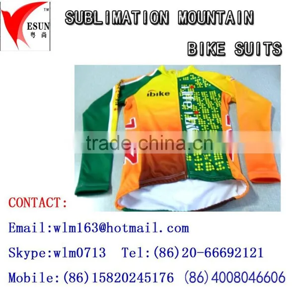 Sublimation Printing Mountain Bike Suits /running Sets photo-6