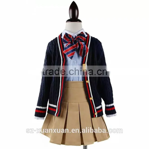 2016 European Style High Quality Primary School Uniform for Girls and Boys photo-4
