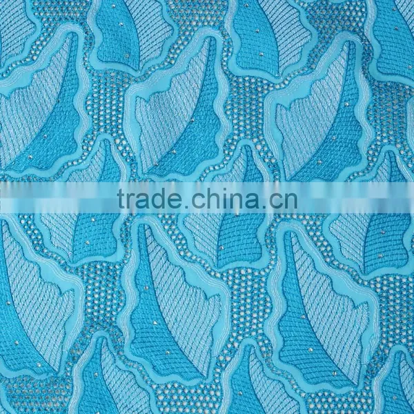 Africa Swiss Voile Lace 2016 Nigerian Atiku Fabric Wholesale SL0415 photo-2