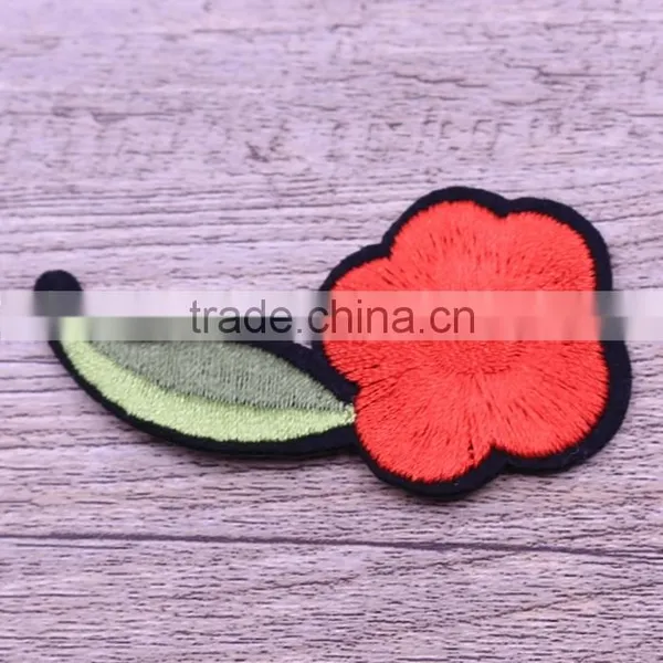 Factory Price Fashion Beautiful Flower Embroidery Patch,Iron on Embroridery Patch photo-4