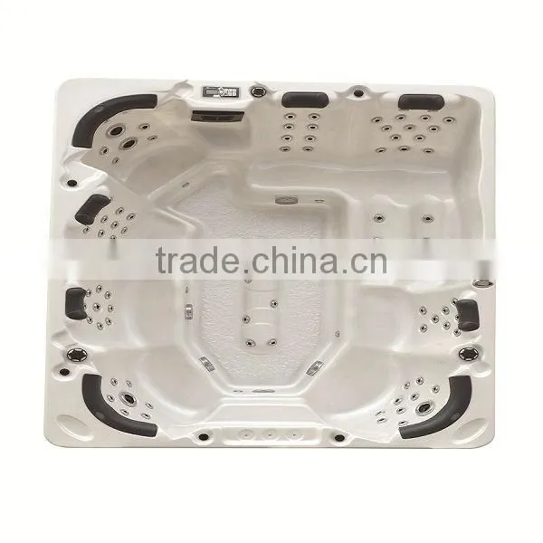 High Quality Big 8 Person Massage Bathtub Whirlpool