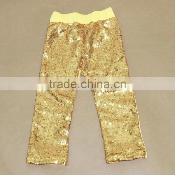 Europe&America Hot Design Children Sparkling Pants Baby Girls Icing Blue Sequin Pants Casual Underwear photo-3