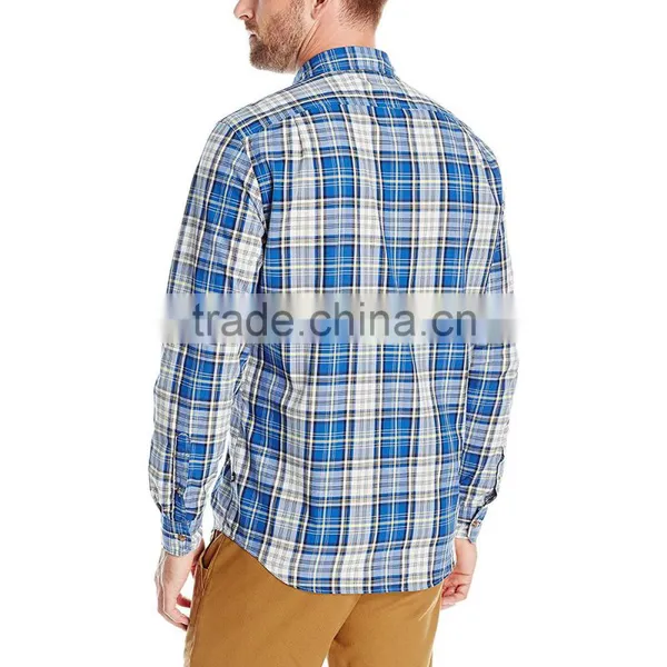 OEM 2016 New Style Latest Design Cotton Flannel Wholesale Plaid Shirts photo-6