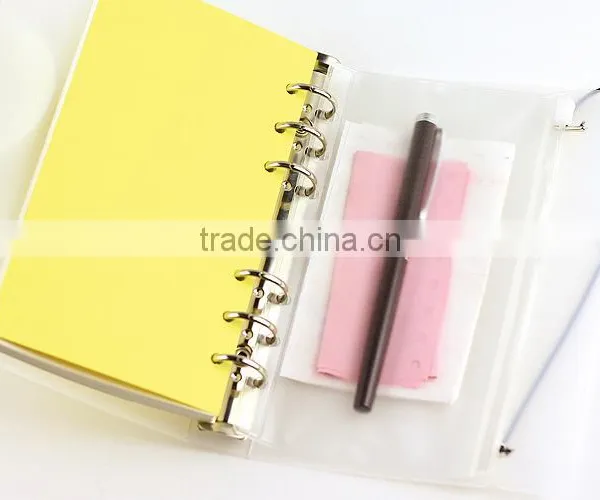 A5/A6/A7 Size 6 Holes Storage for Planner PVC Transparent Bag Paper Bag Storage photo-6