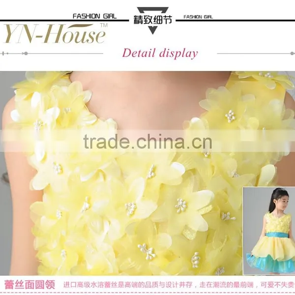 Wholesale Lace Girl Princess Ball Gown Prom Dresses Long photo-3