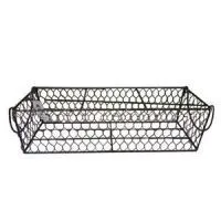 Iron Holder /Rectangular Iron Basket /metal Flower Box Holder With Hook