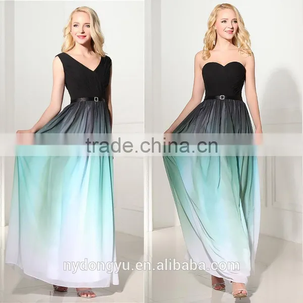 Gradient Evening Dress Bridal Dress/ yg Flower xx Gradient Maxi Bridal Dress/evening Wedding Dress