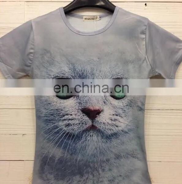 Full Printing Custom 3d Animals t Shirt Wholesale Mouse Design T-shirts photo-3