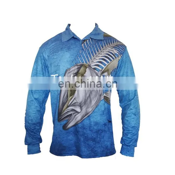 Wholesale Custom Fishing Shirts&polyester Fishing Shirt photo-6