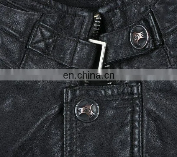 Classic Wearable Handsome Mens Pakistan Leather Jacket photo-5