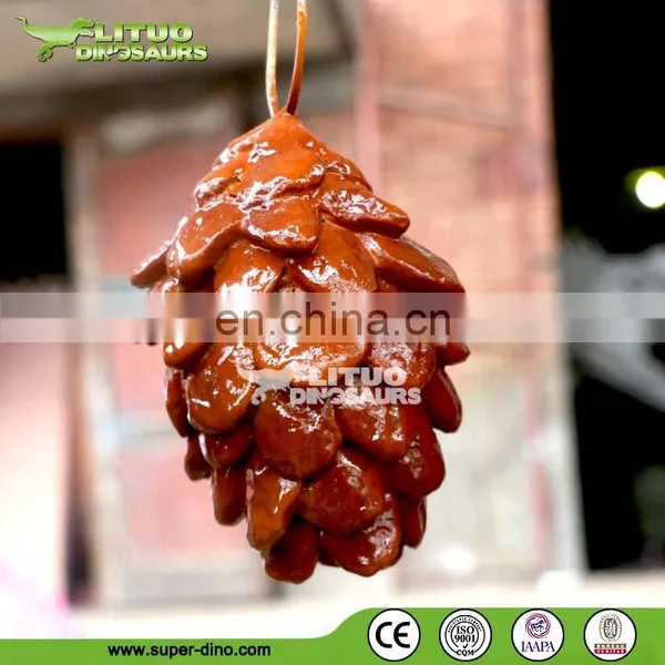 Decoration Silicone Rubber Pine Cone for Dinosaur Game photo-3