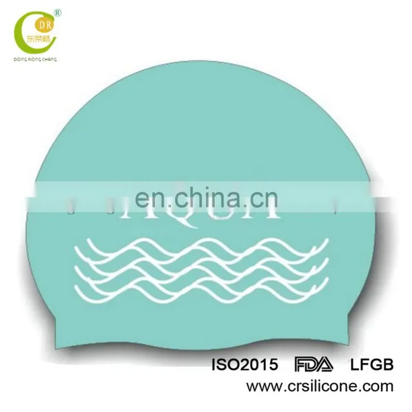 Newest Design Cartoon Swim Cap for Kids, Unique Shark/fish-shaped Silicone Swimming Cap photo-2