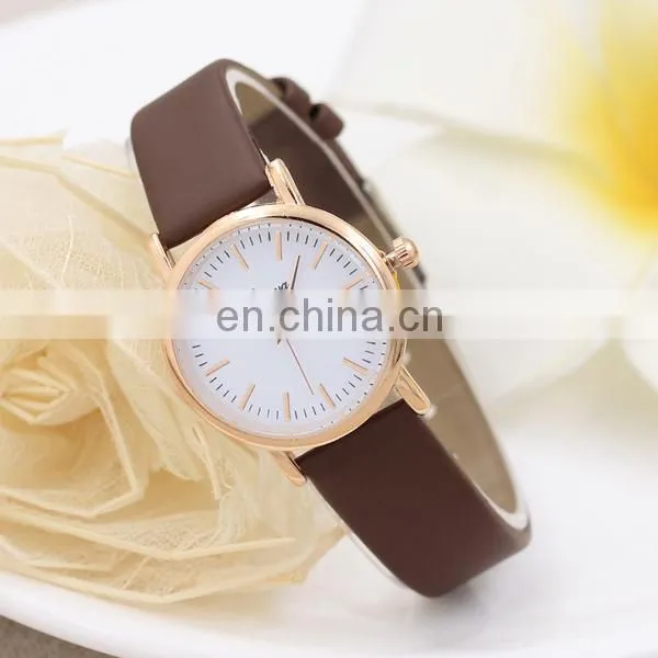 Popular Leather Watch Wrist Watch Couple Geneva Watch photo-4