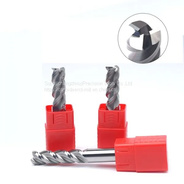45HRC Solid Carbide Square End Mills 4 Flutes Diameter 1-20mm High Precision Cutting Tools photo-4