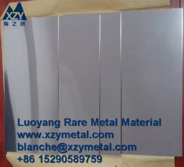 Pure Polished Tungsten Plate Tungsten Sheet for Sapphire Crystal Growth photo-4
