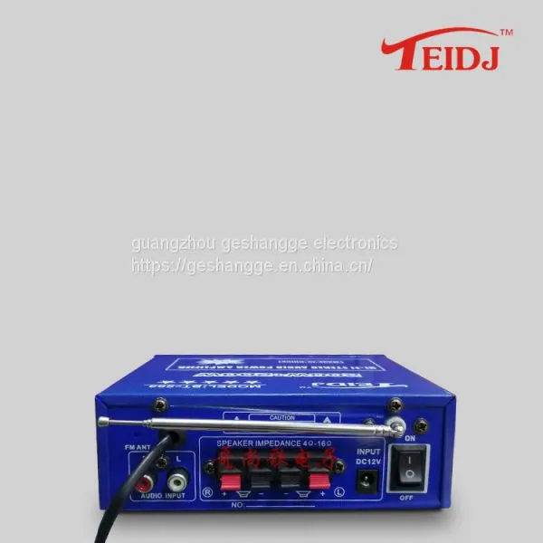 Whole Sale Small Power Amplifier USB SD FM Radio Power Stereo Car Amplifier Audio Home Amplifier Amplifier With Bluetooth Bt-253 Amplifier photo-2