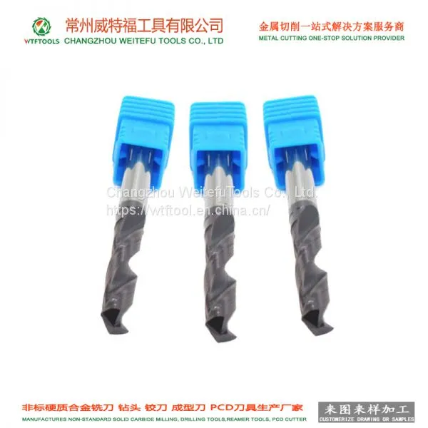 WTFTOOLS Customized Diam 4~5 Solid Tungsten Carbide Twist Drill Bit photo-4