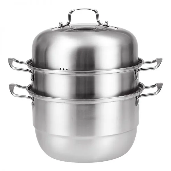 stainless steel pot steamer double layers triple layers Integrated cooking pot multi-function