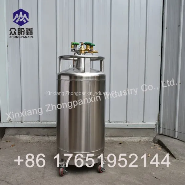 YDZ-30 30liters LN2 Cryogenic Dewar Vacuum Hose/pump photo-4