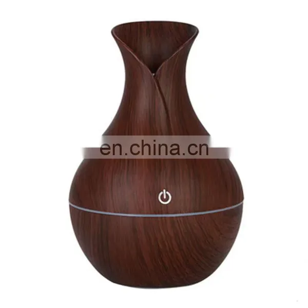 Home Appliance Custom Color Touch Switch and LED Strips Vase Shape Room Air Humidifier