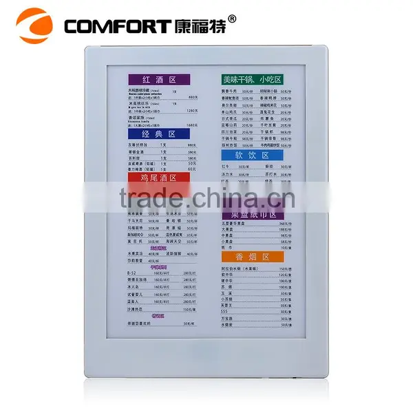 Customized Any Leather Cover Led Lighted Restaurant Menu photo-3
